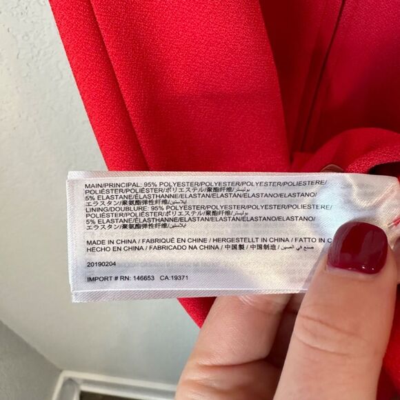 NWT Finders Keepers Red Magdalena Bodycon Sleeveless Mini Dress - Size XS - Picture 12 of 12